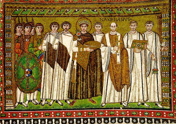 9. ИЗВОРИ Justinian mosaik ravenna
